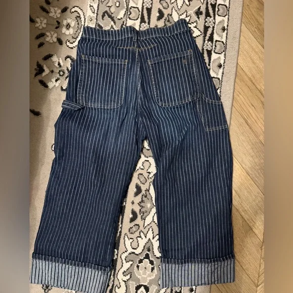 Pilcro Blue Striped Jeans - Picture 3 of 3